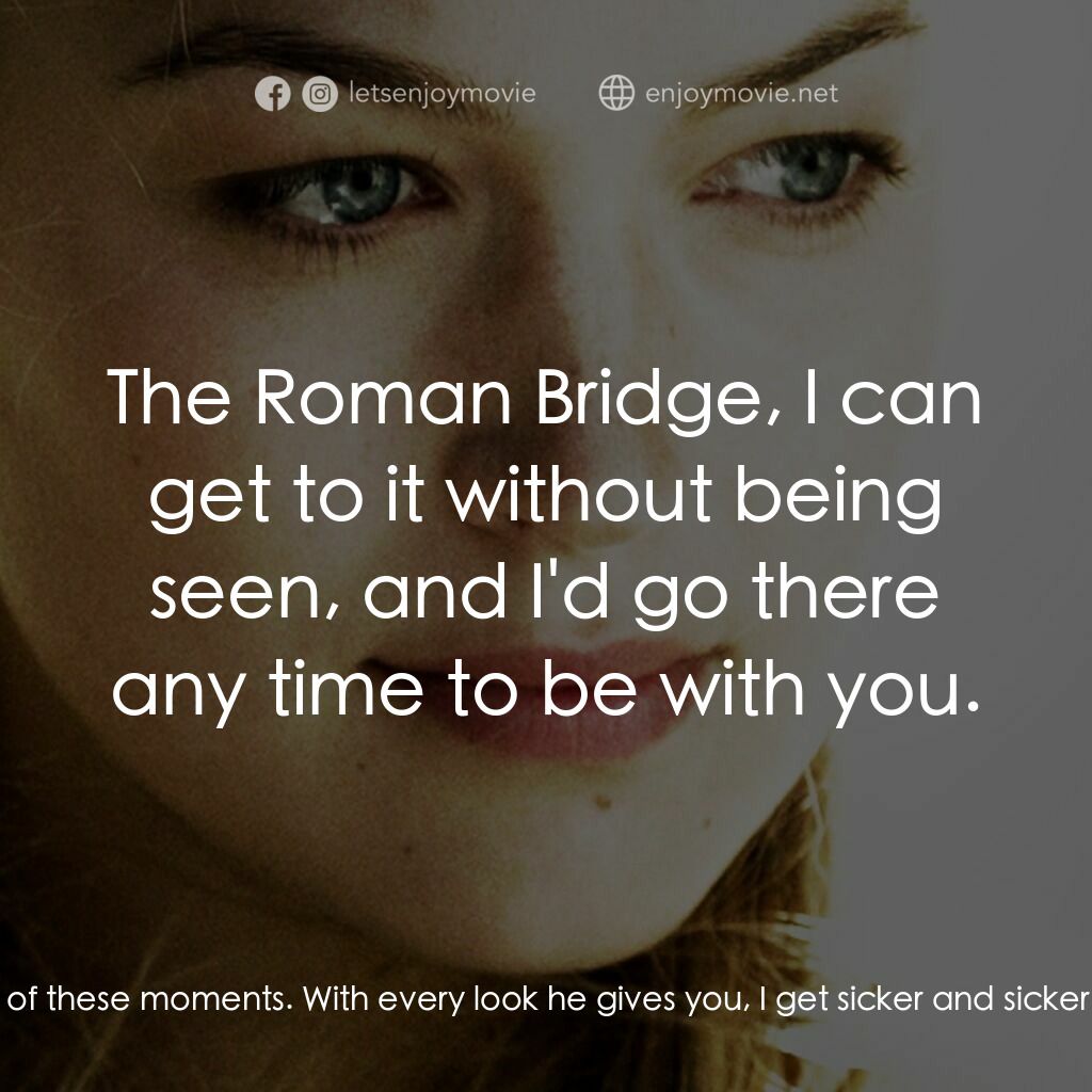 崔斯坦與伊索德電影對白：Isolde:  I'm not permitted a single moment without mourning. I'm living with this