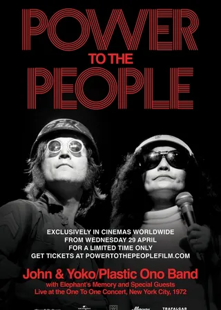 電影Power To The People: John & Yoko Live in NYC的資料
