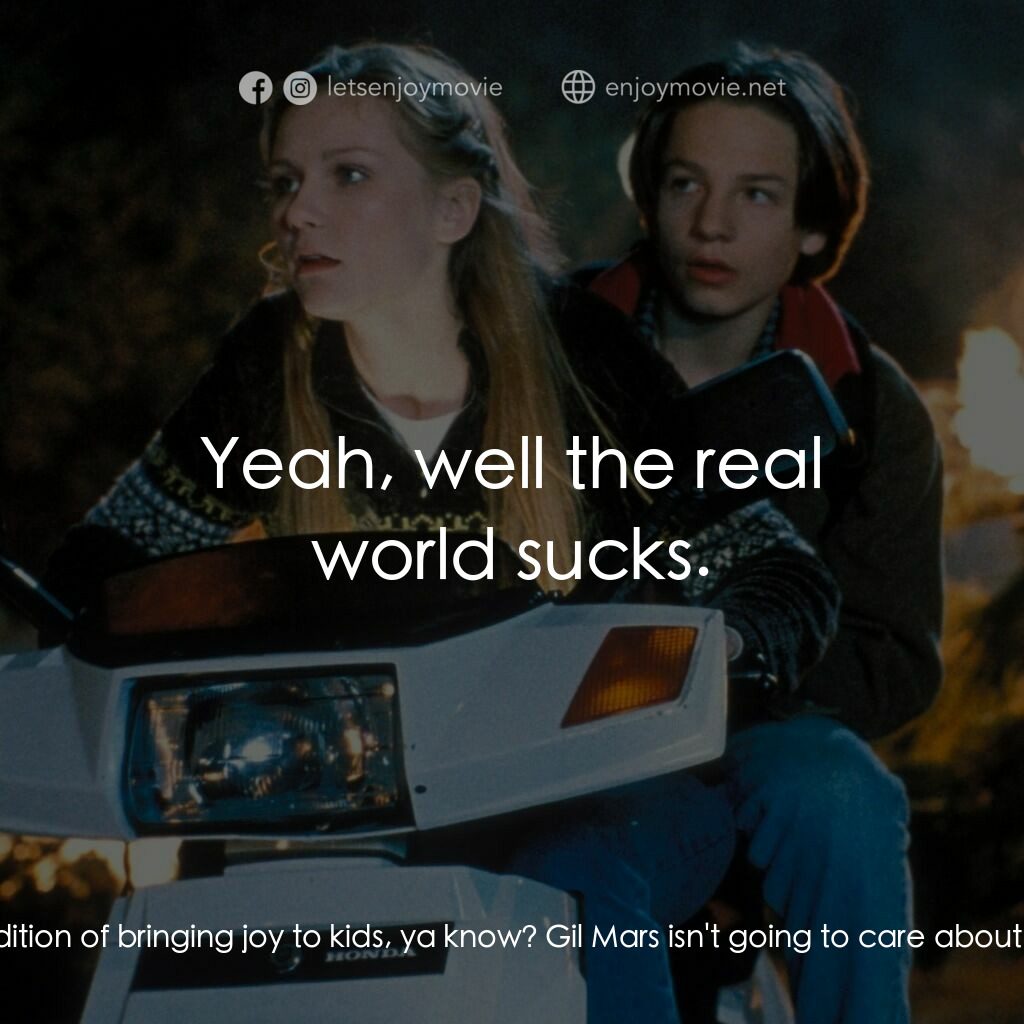 晶兵總動員電影對白：Irwin Wayfair:  He's here! He's early! He's not supposed to be here now. He said.