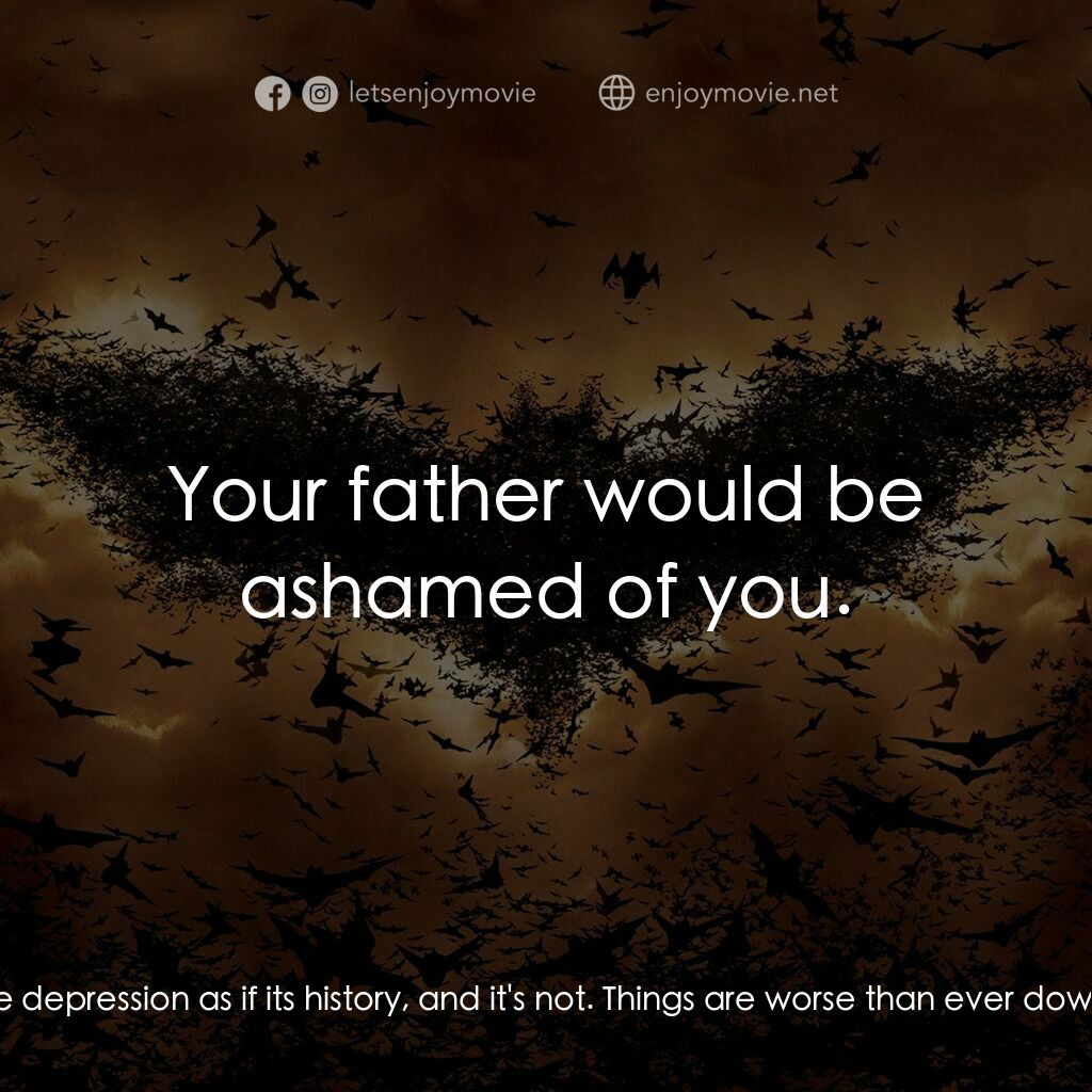 蝙蝠俠—俠影之謎電影對白：Rachel Dawes:  The DA couldn't understand why Judge Faden insisted on making the 