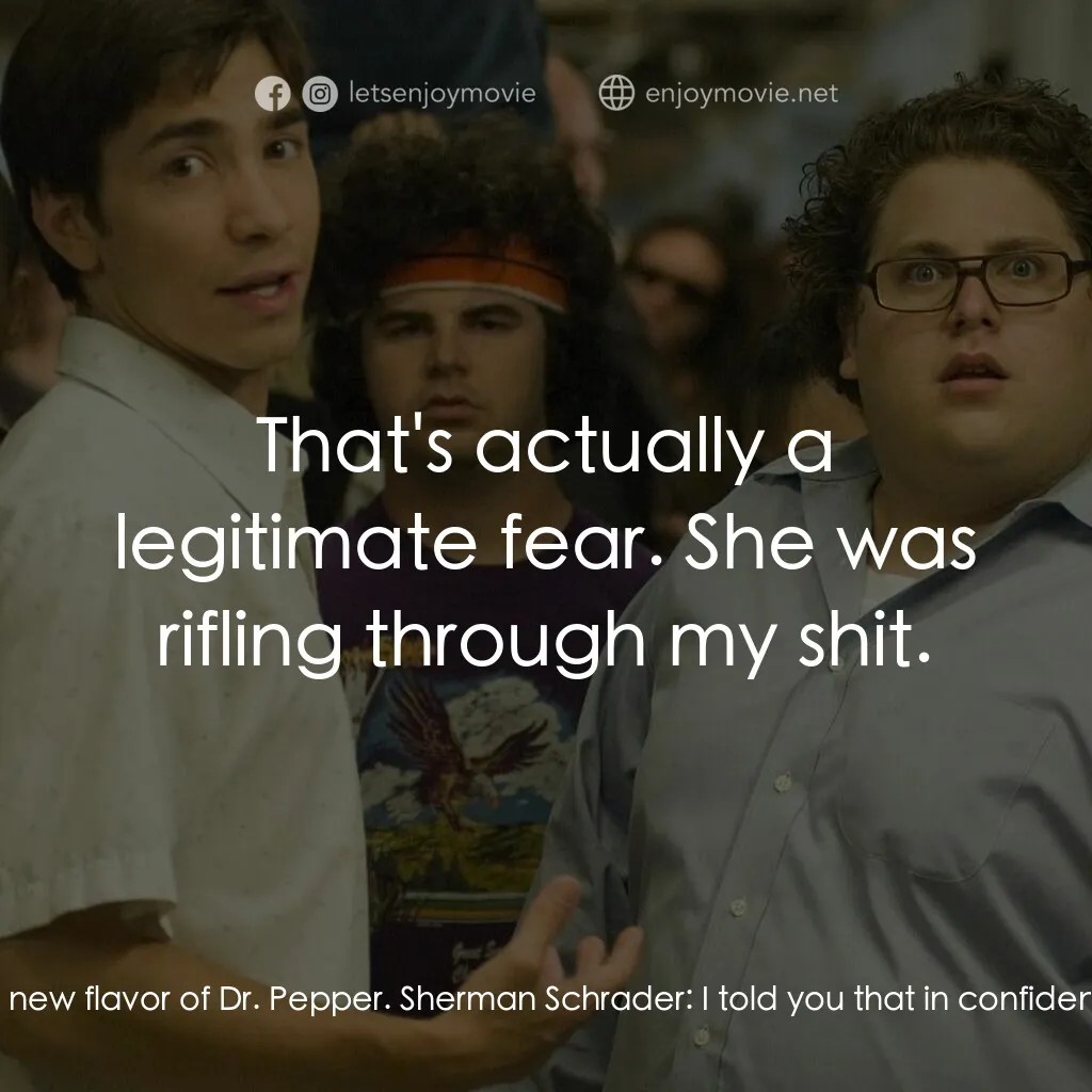 錄取通知電影對白：Bartleby Gaines:  Schrader, come on. Don't be scared. Sherman Schrader:  Scared? 