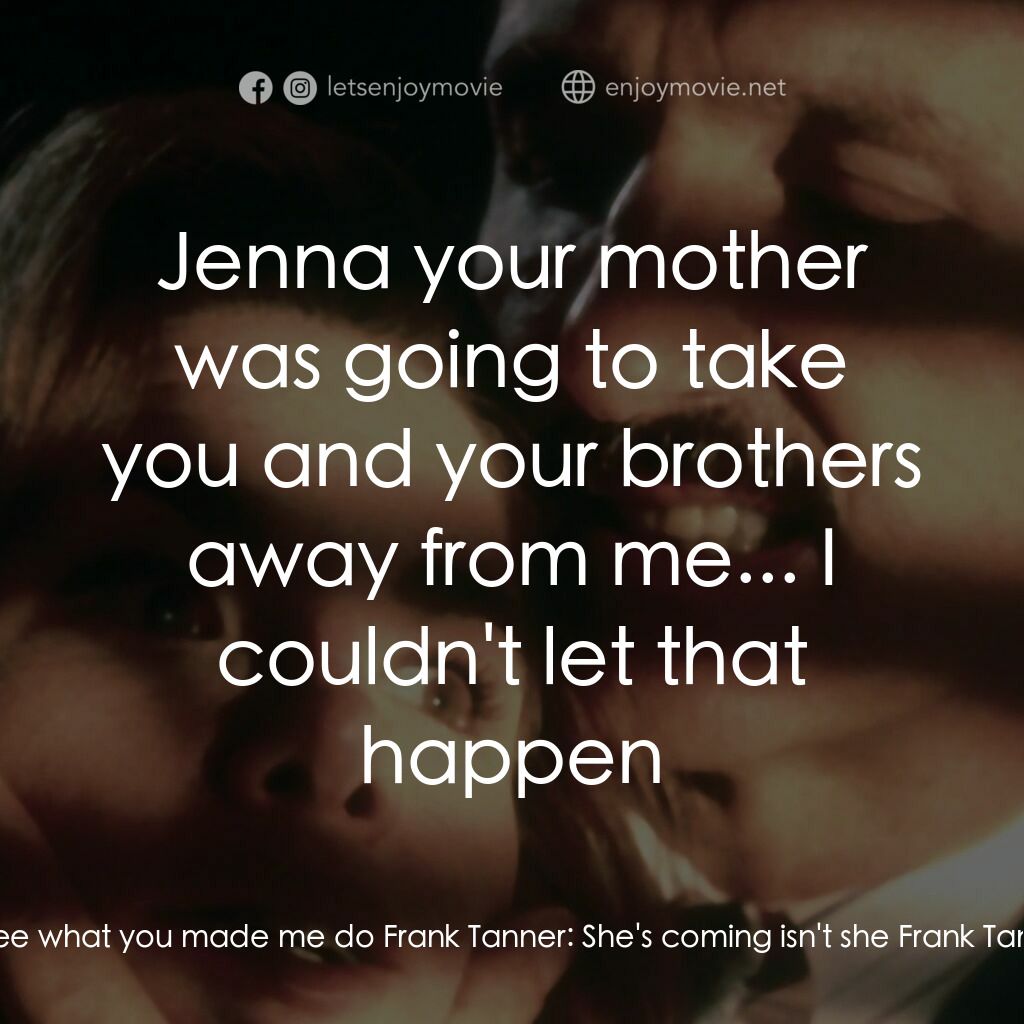 《With a Vengeance》經典台詞：Frank Tanner:  Now you see what you made me do Fra ...