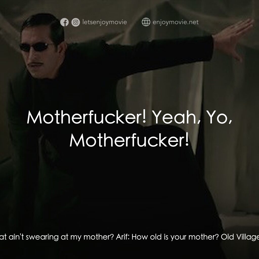 《科幻豪傑總動員》經典台詞：Arif:  Would you mind if I turned on on the music? ...