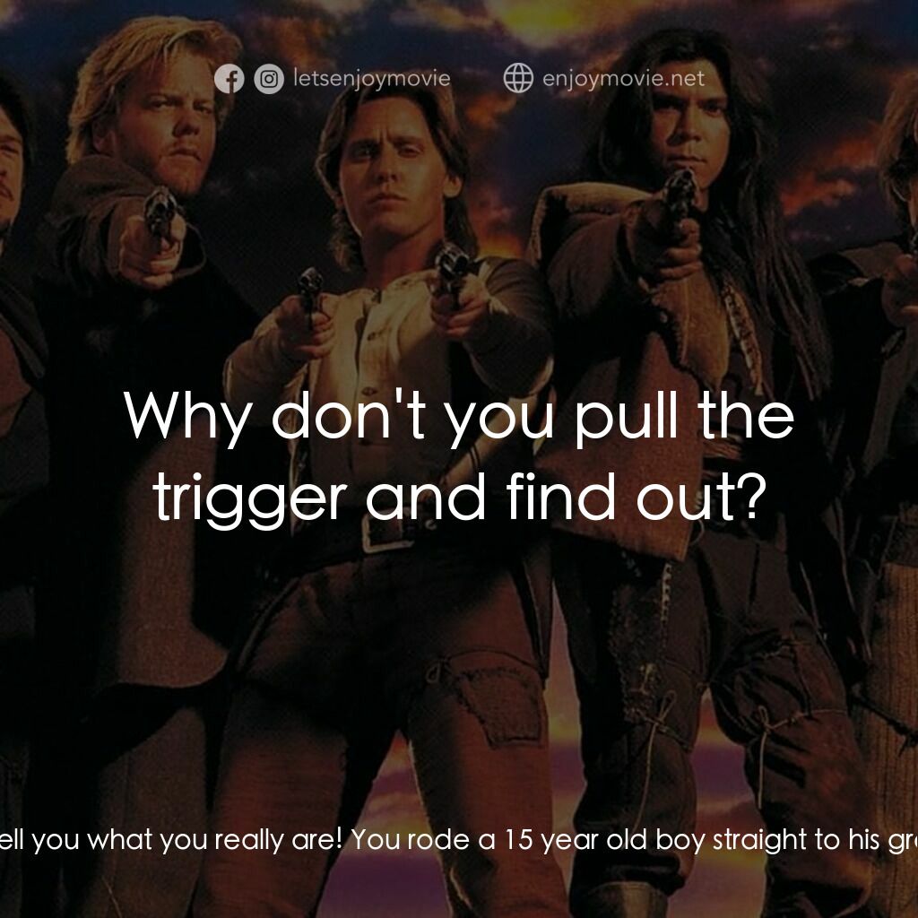 少壯屠龍陣 2電影對白：Josiah Gordon 