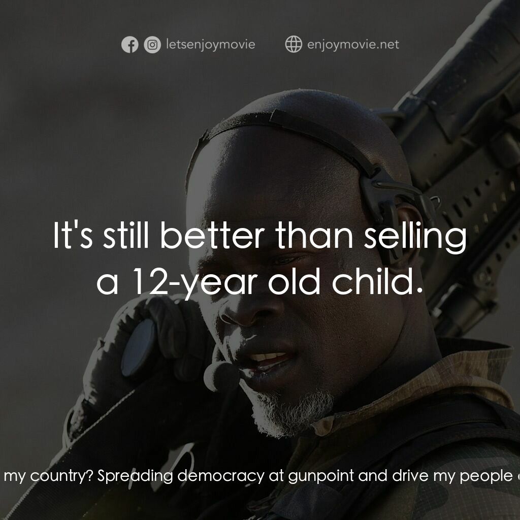 特種部隊電影對白：Amen:  Did I invite you into my country? Spreading democracy at gunpoint and driv