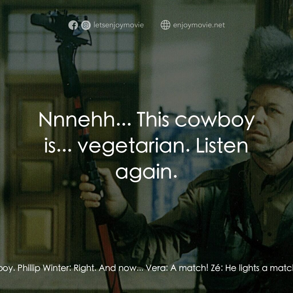 《里斯本的故事》經典台詞：Phillip Winter:  Listen. You have to guess what th ...