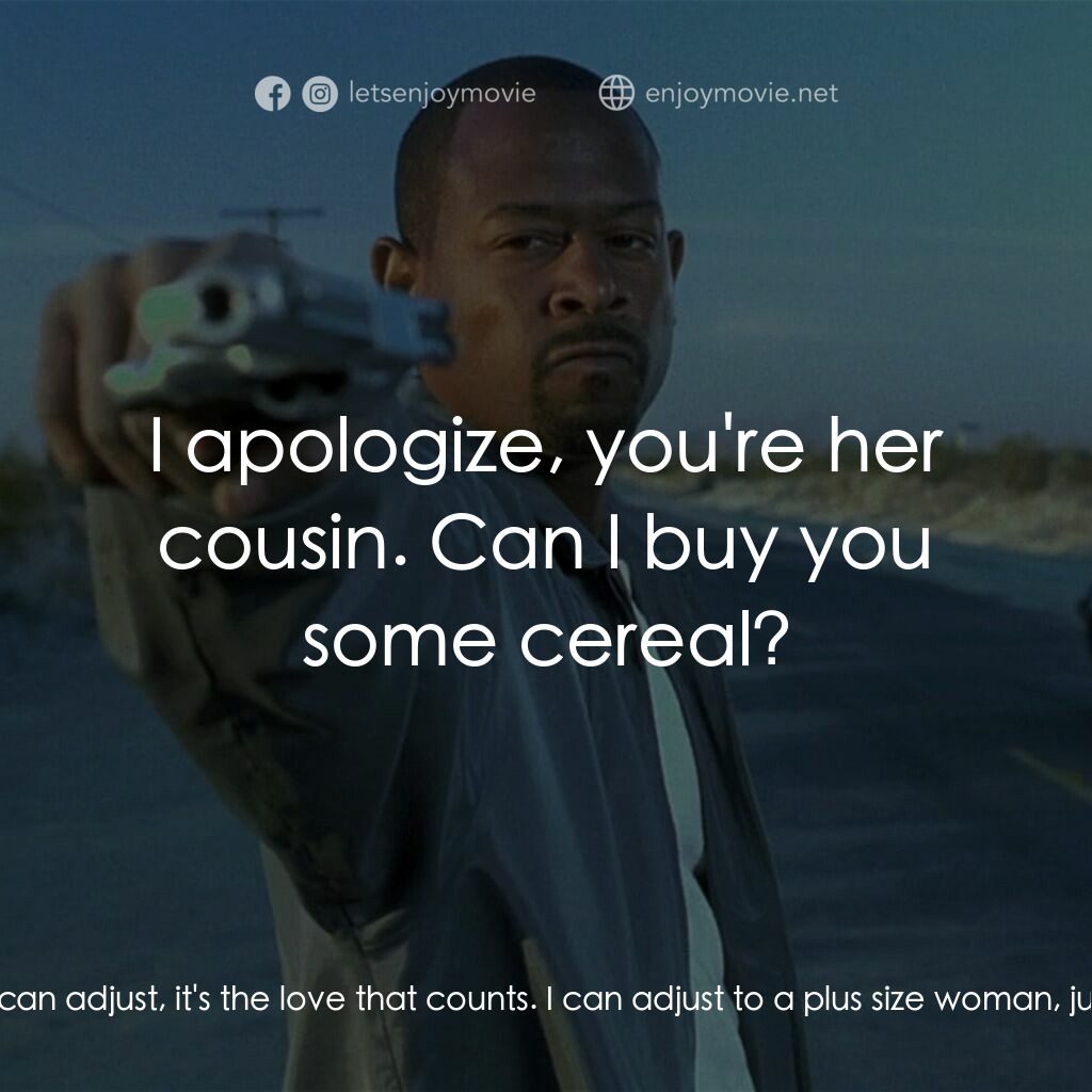 笨賊妙探電影對白：Miles Logan:  Damn. What happened? Did you eat the whole time I was in there? Wai