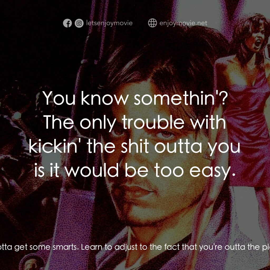 狠將奇兵電影對白：Billy Fish:  The famous Sorels sure put a lotta money into that bus, huh? Listen,