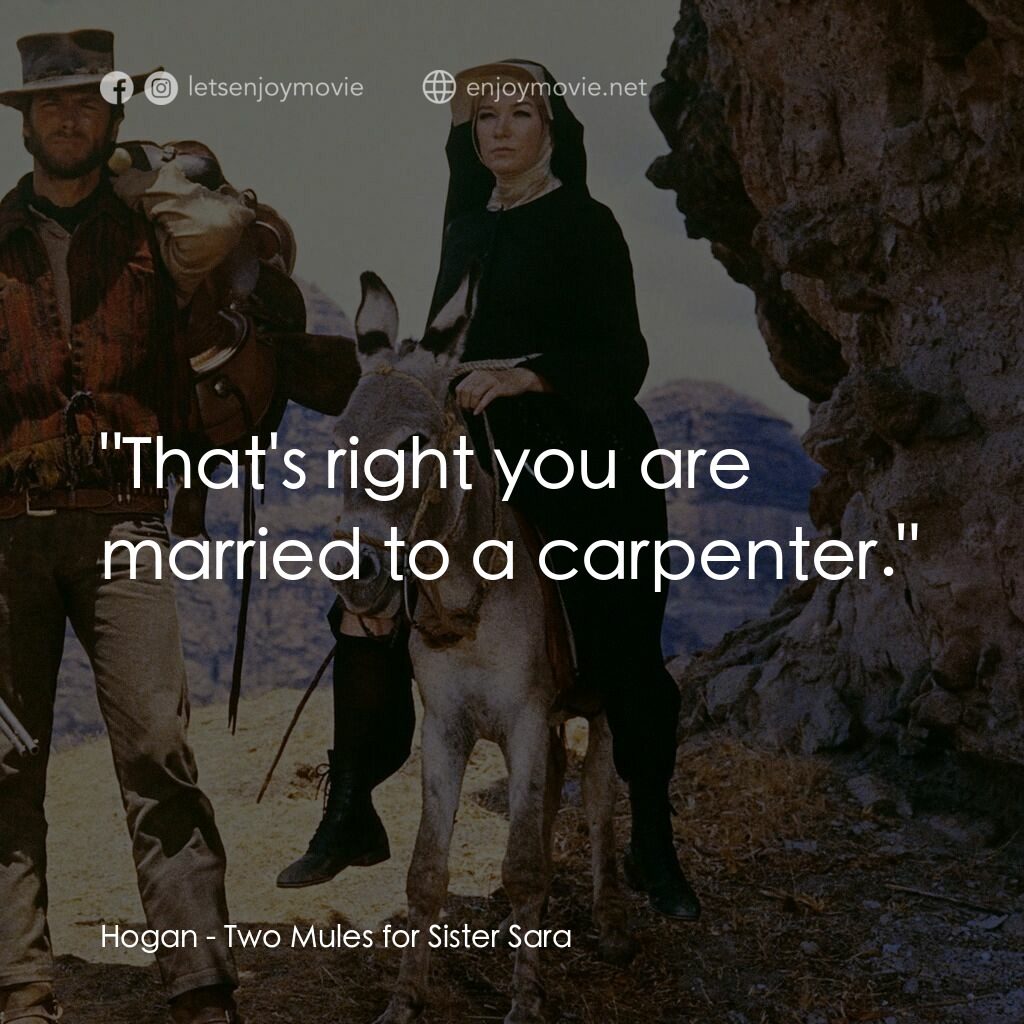 烈女鏢客電影對白：Hogan:  